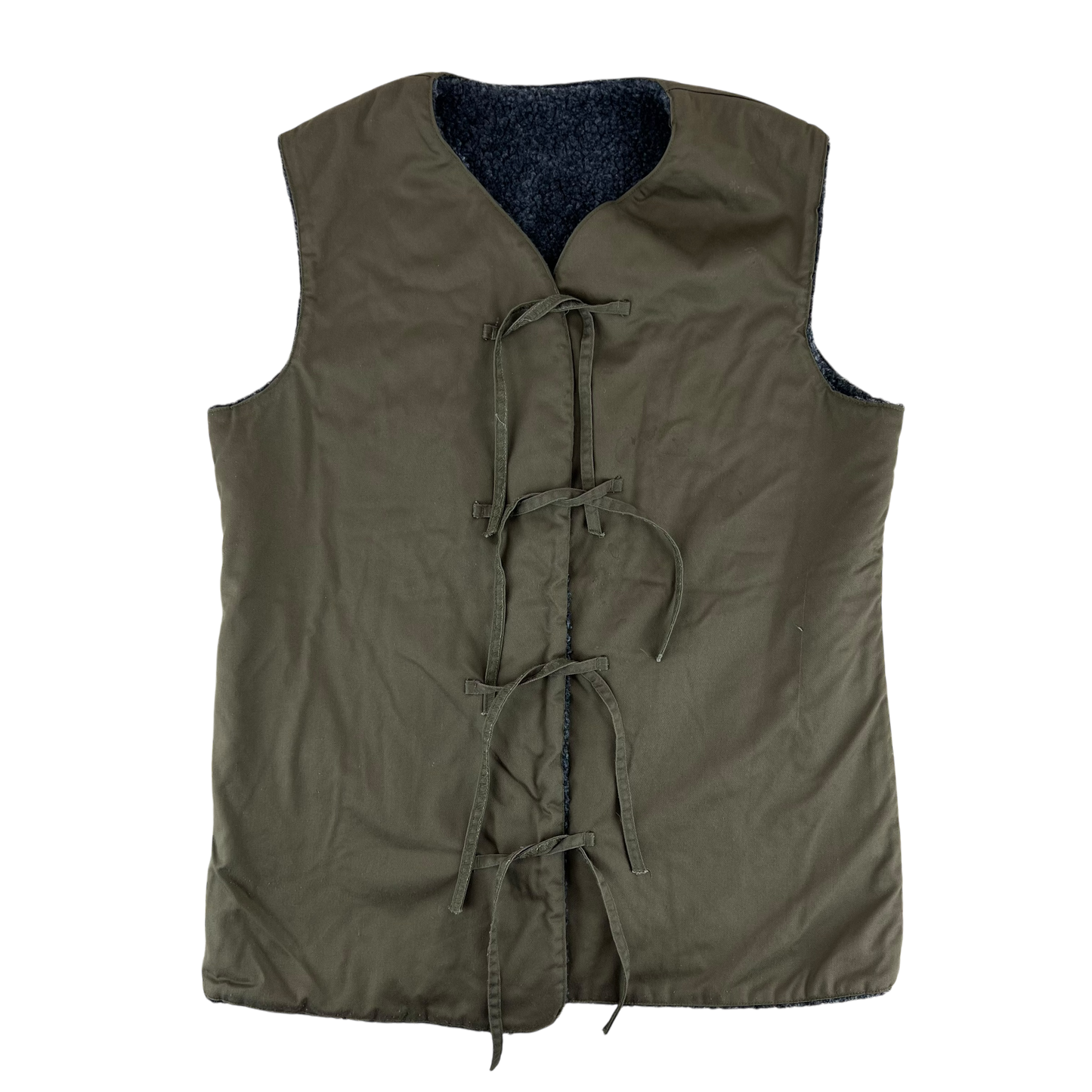 Finnish Army Thermal Faux Fur Jacket Liner Gilet - X Large