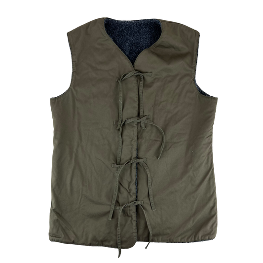 Finnish Army Thermal Faux Fur Jacket Liner Gilet - X Large