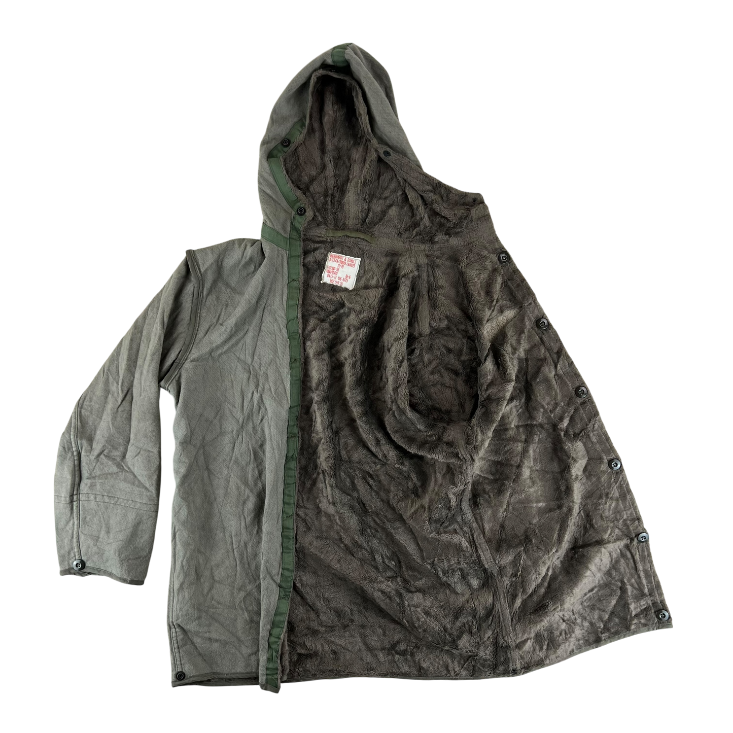 German Army Khaki Thermal Parka Liner - Medium Gr6