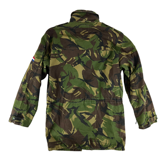 Dutch Army M93 DPM Woodland Camouflage Combat Jacket w/ MVP Liner - Medium