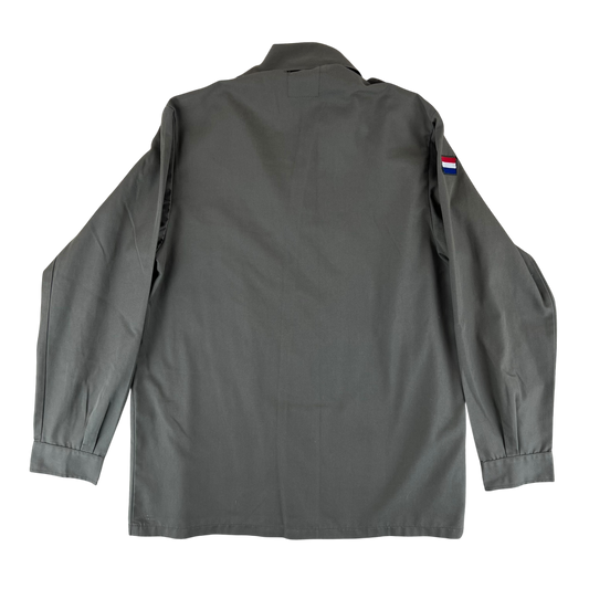 Dutch Air Force Field Shirt Jacket Grey Long Sleeve - Medium