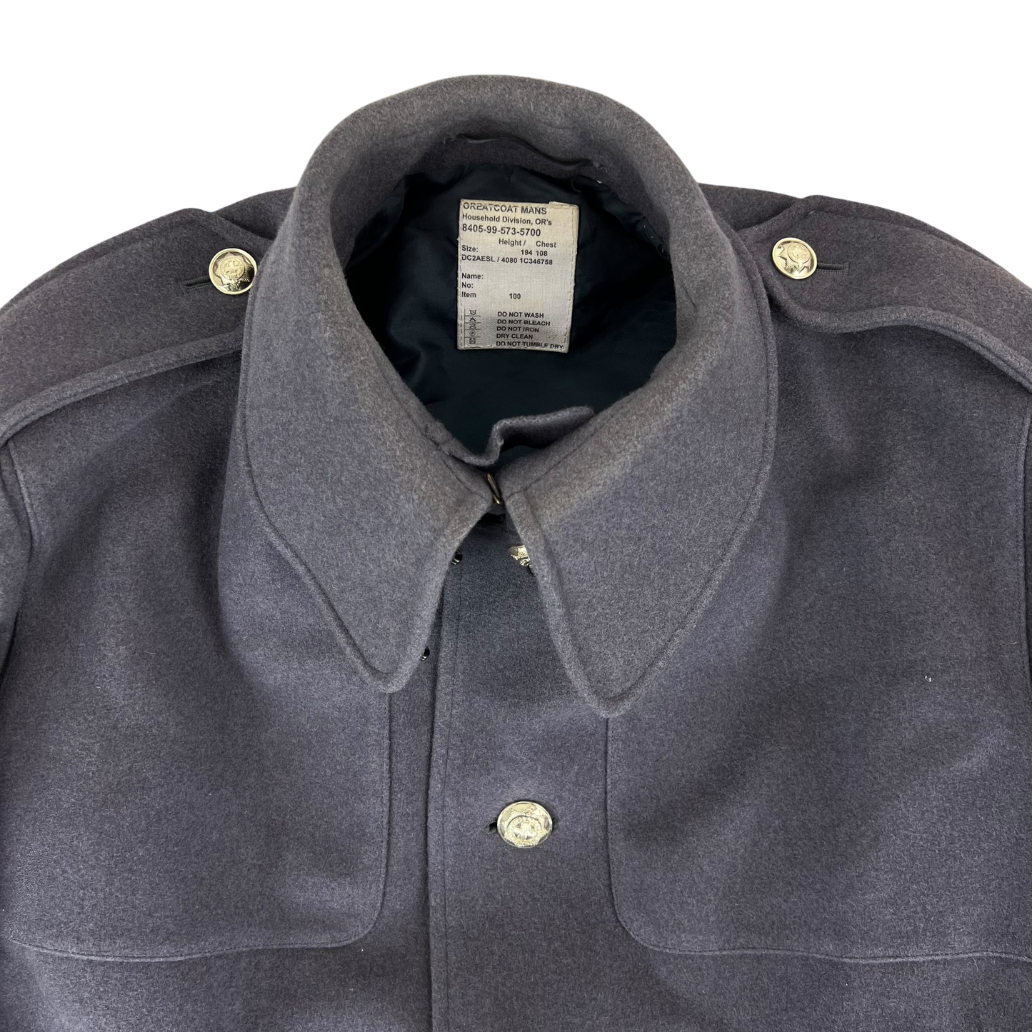 British Army Footguards Wool Greatcoat - Coldstream Guards - Large 194/108