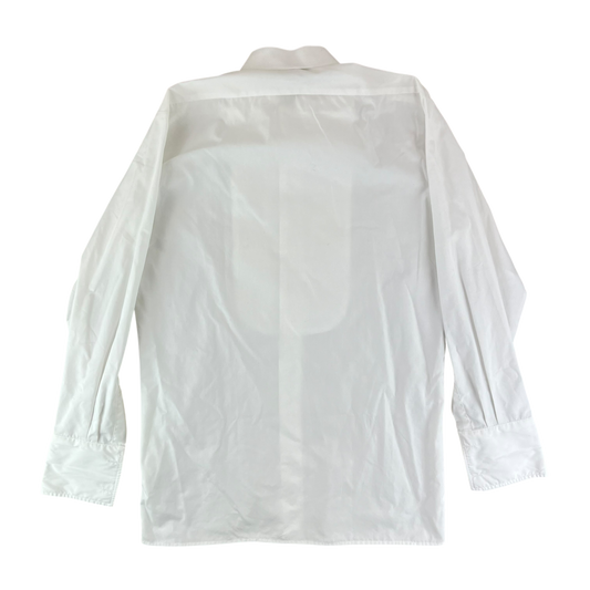 British Army White Marcella Mess Dress Shirt - Medium 15C