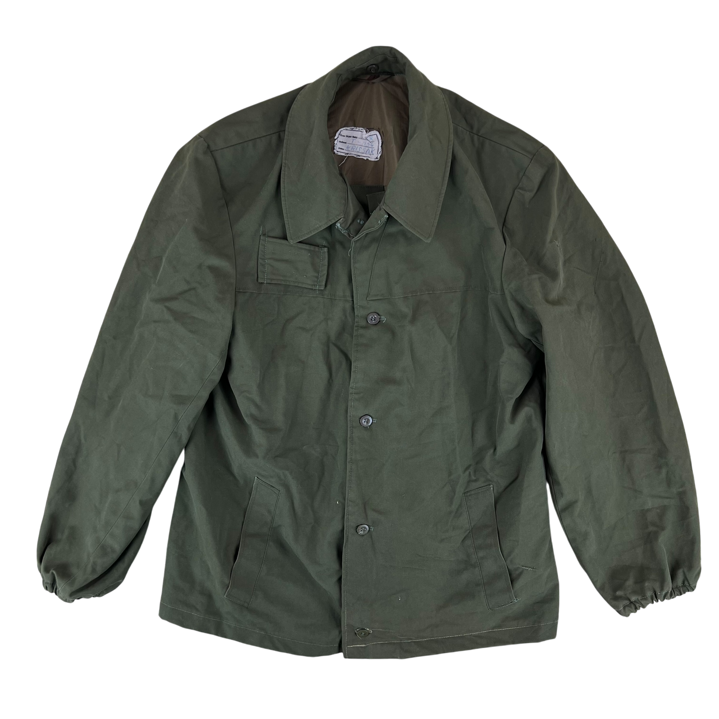 Czech Army Olive Green Jacket - Medium