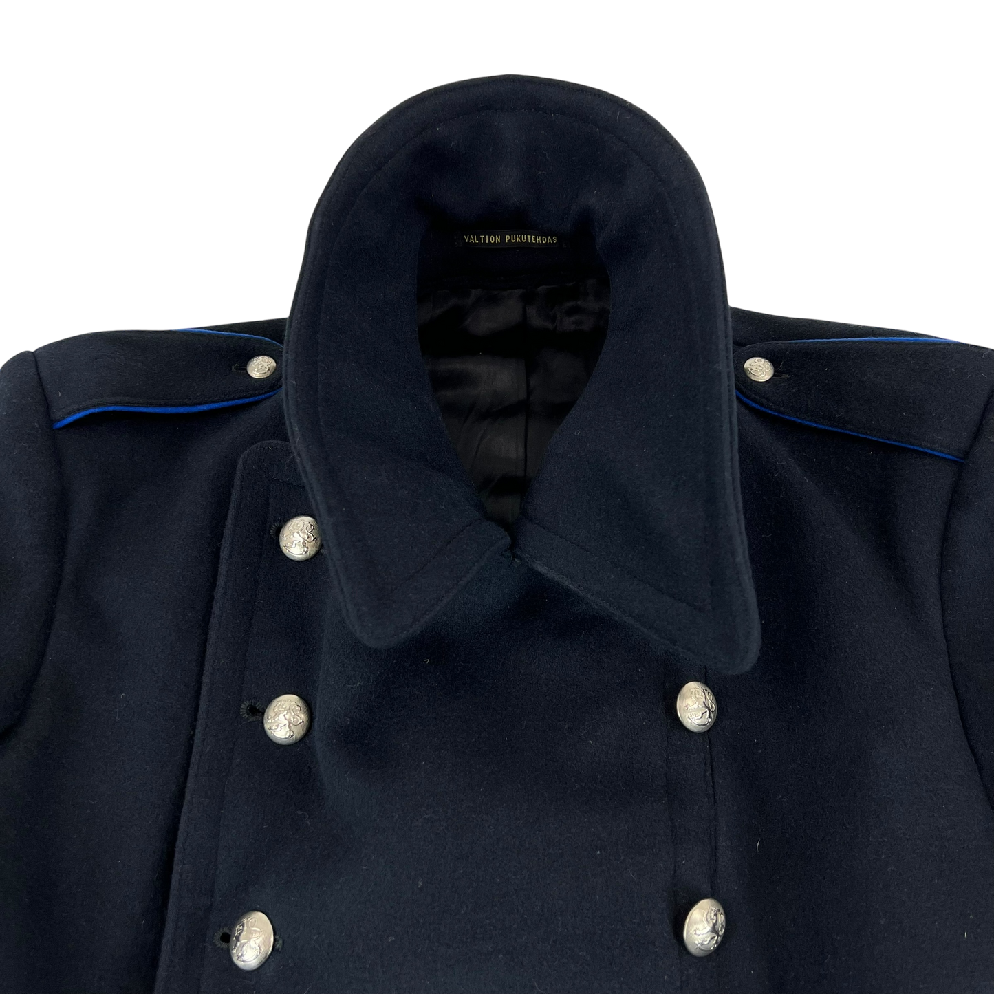 Finnish Police M41 1960s Wool Greatcoat - Large