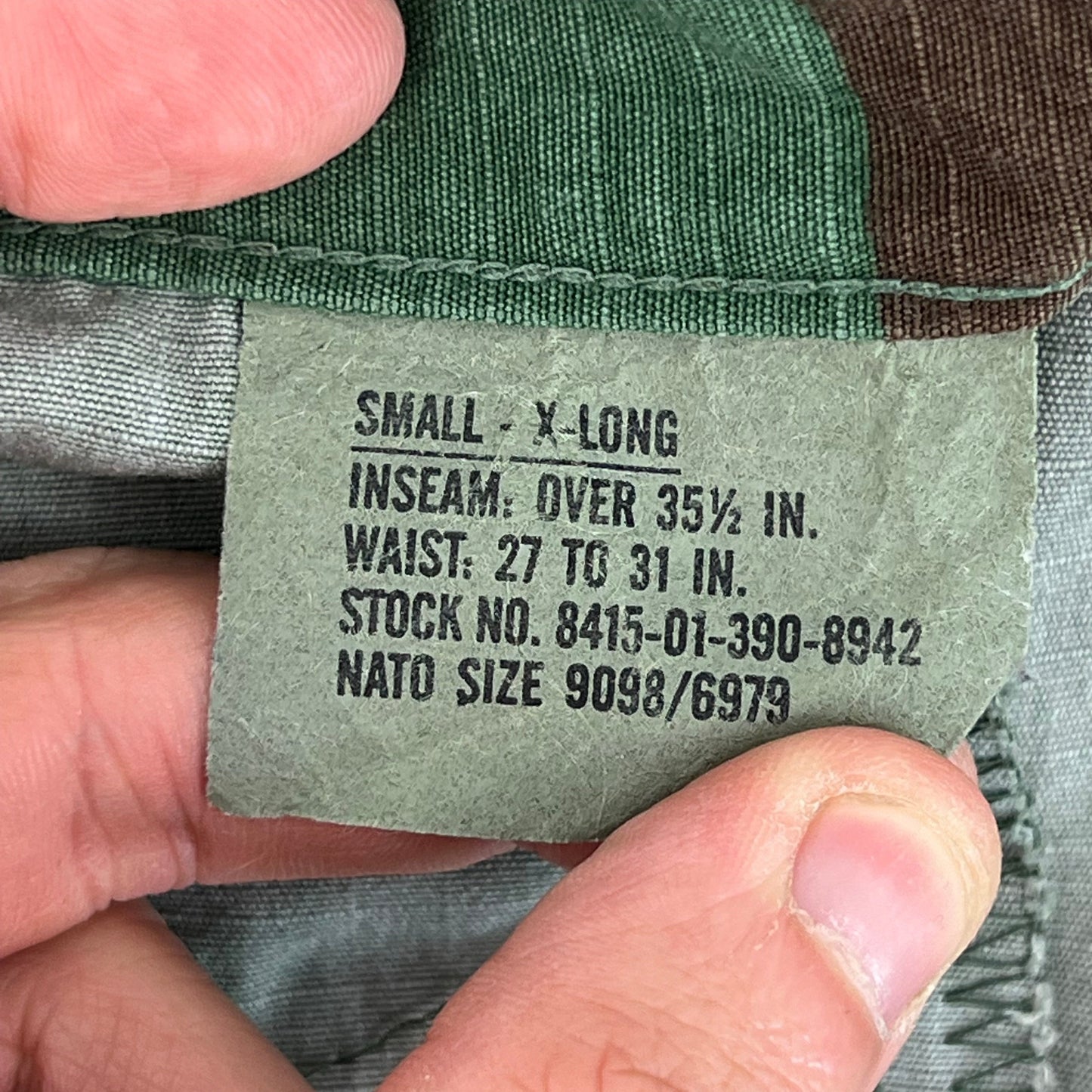 US Army M81 Woodland Camouflage Trousers - W30 L34.5