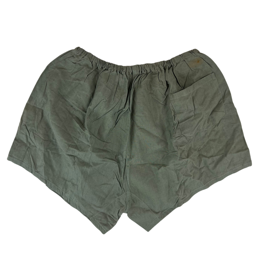 Czechoslovak Army 70's Olive PTI Shorts - Small