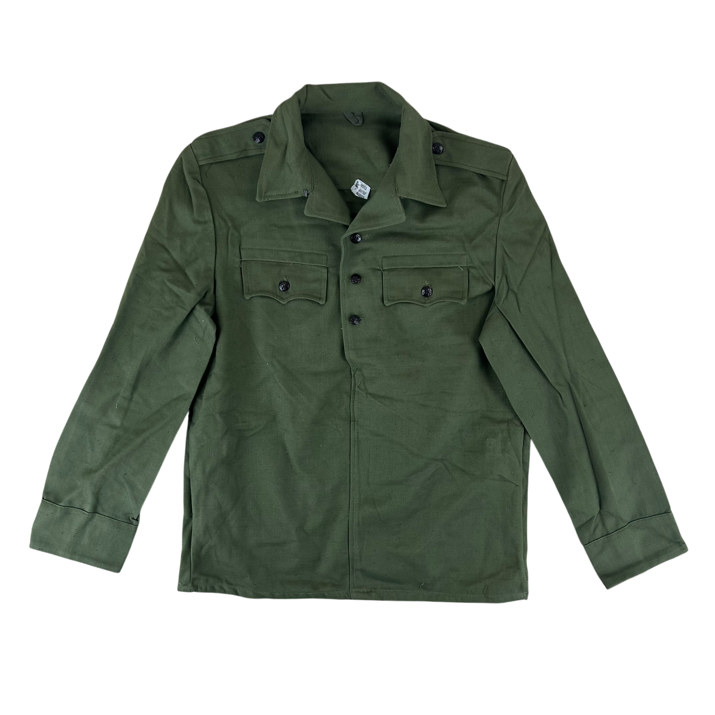 Bulgarian People's Army Olive Green Cossack Shirt - Medium