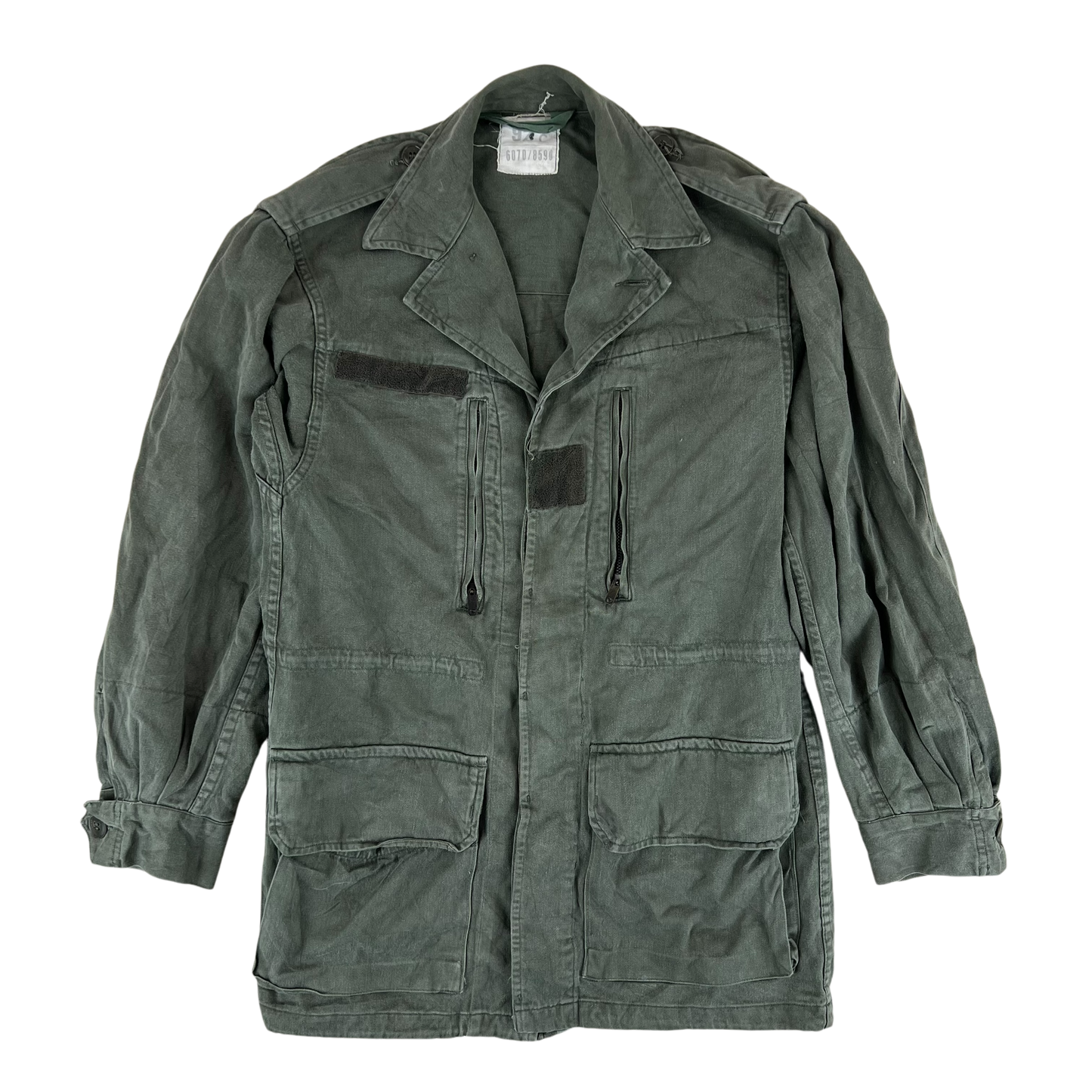 French Army F1 Olive Green Lightweight Jacket - Medium