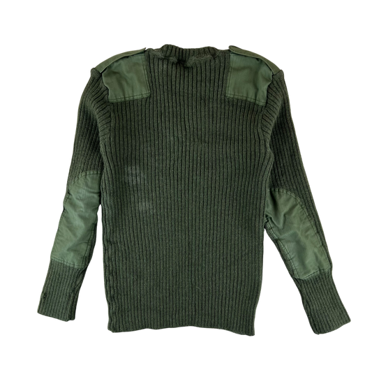 British Army Olive Green Pullover Jumper - Large 118cm