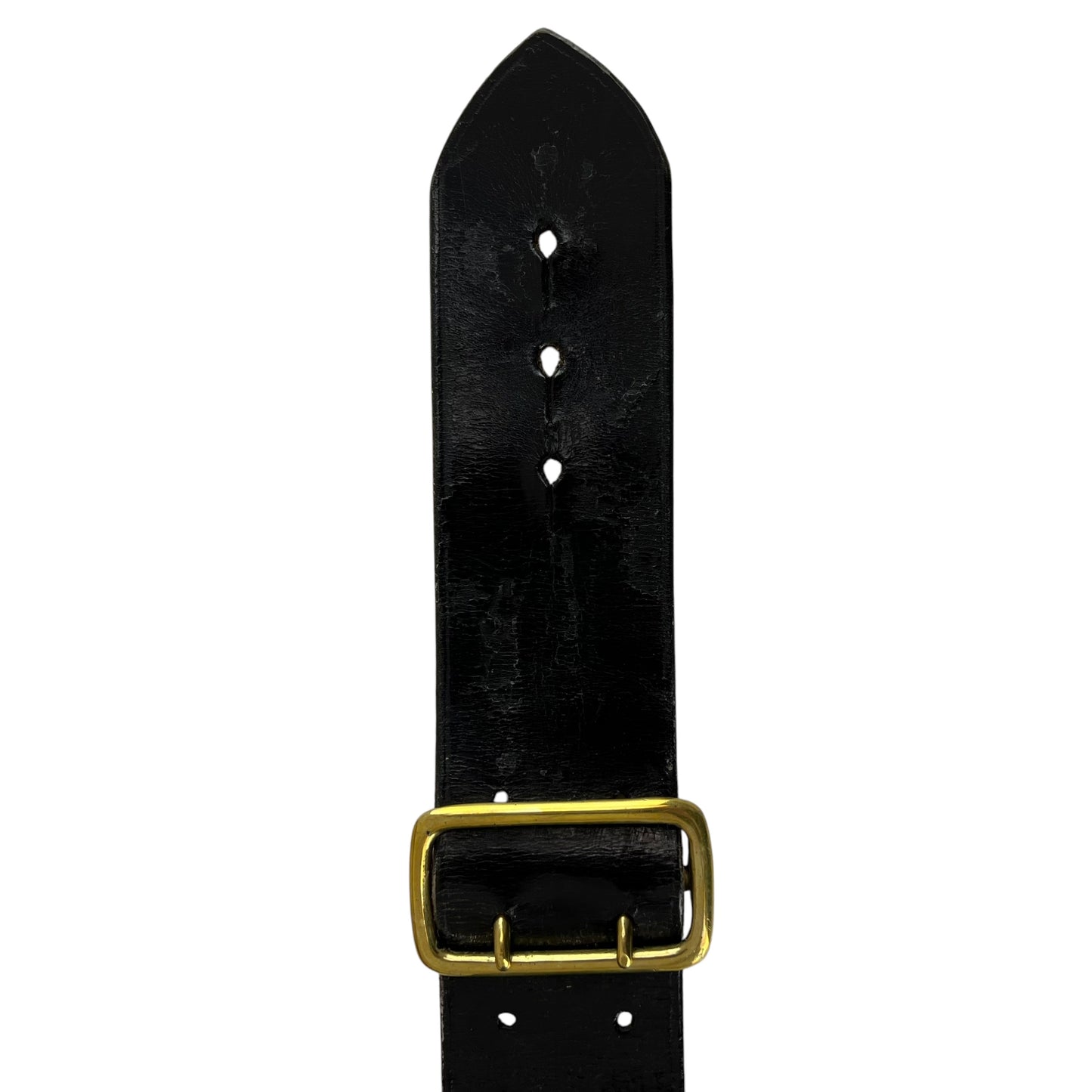 British Army Black Sam Browne's Leather Belt - Large