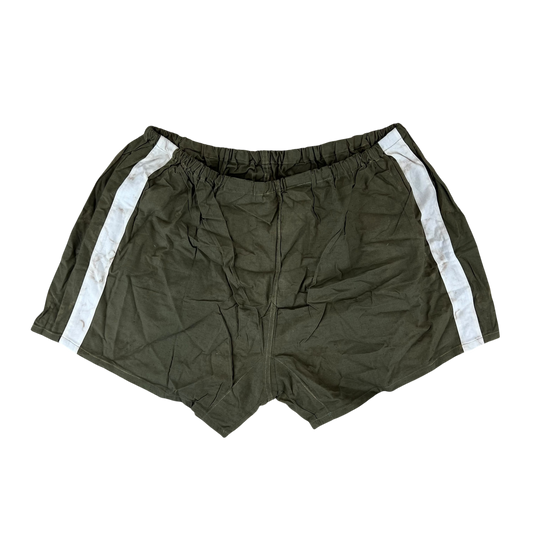 Czechoslovak Army 70's Olive PTI Shorts - Medium