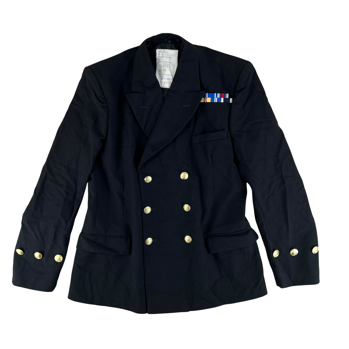 British Royal Navy Officer's No 1B Class 1 & 3 Dress Jacket - Large