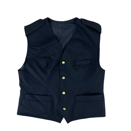 Finnish Navy M83 Black Mess Dress Officer's Waistcoat - Medium