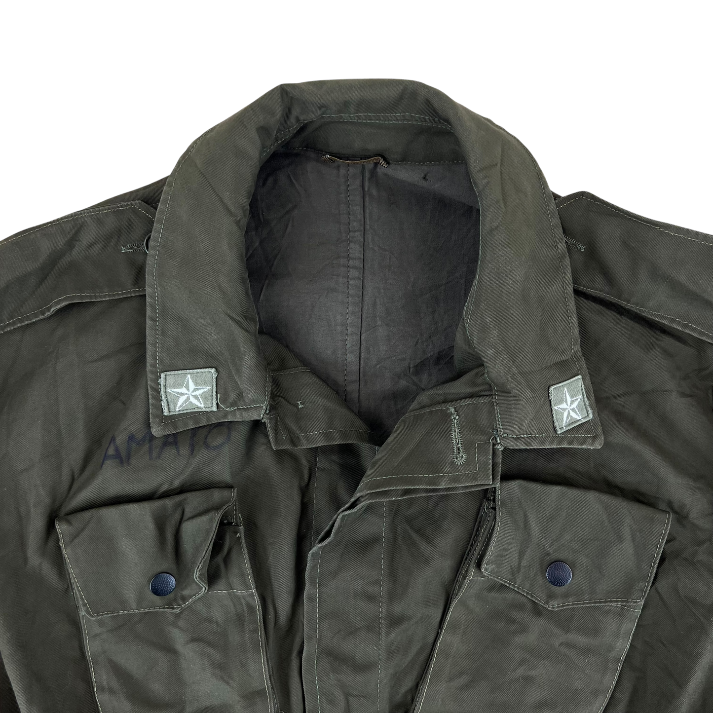 Italian Army Olive Drab Roma 75 Safari Jacket - Medium