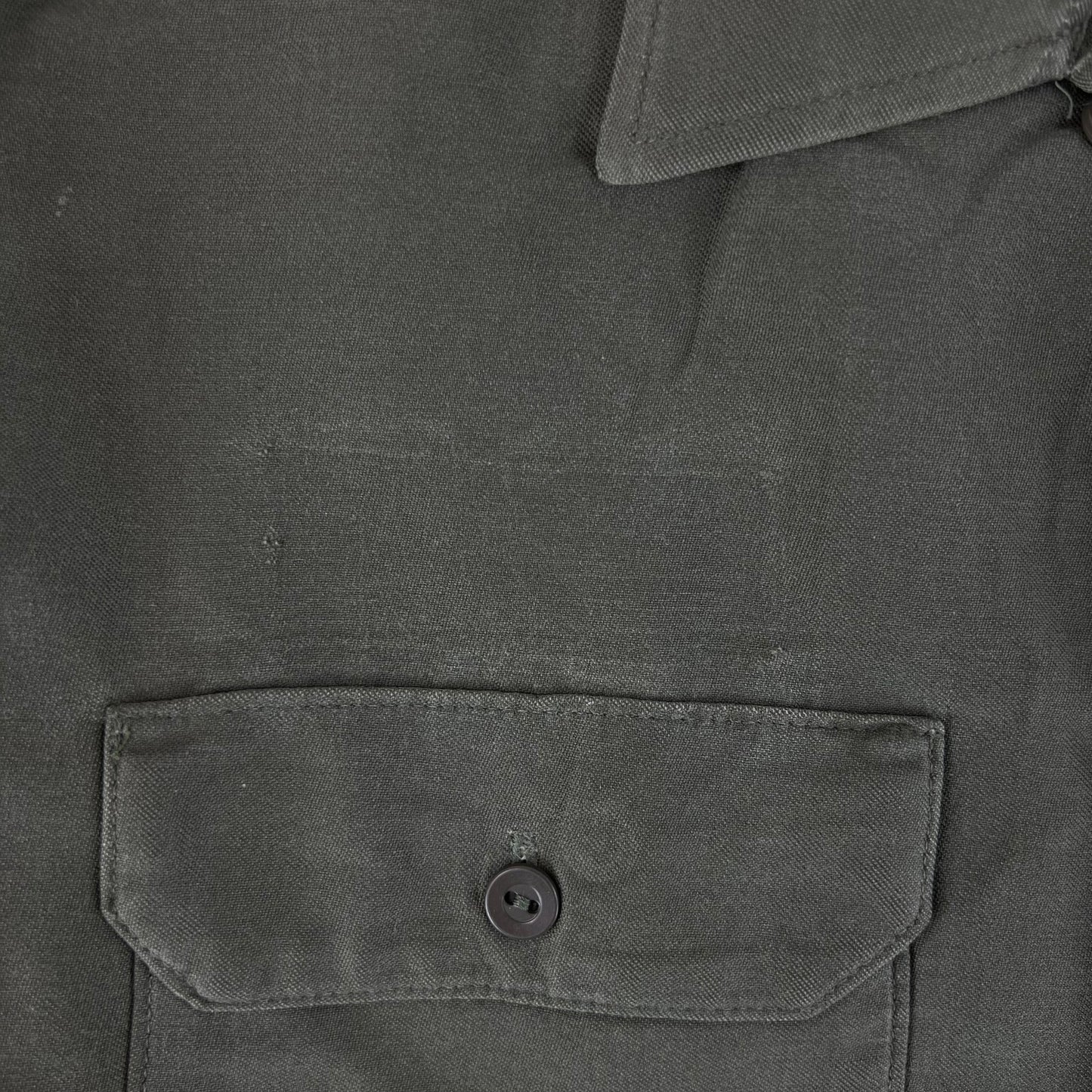 German Army Olive Green Long Sleeve Field Shirt - Large GrNr4