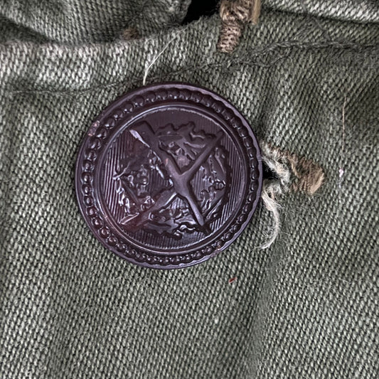 Hungarian People's Army Olive Green Tanker Jacket - Large