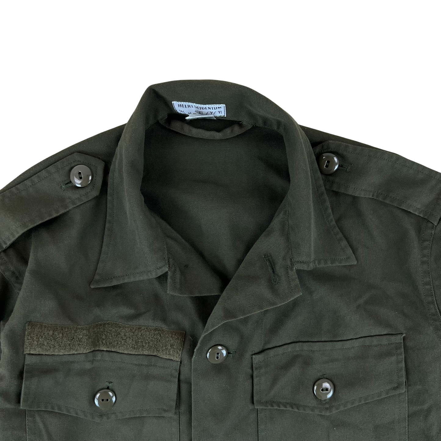 Austrian Army Olive Drab Long Sleeve Field Shirt - Medium 96-100 V-VI
