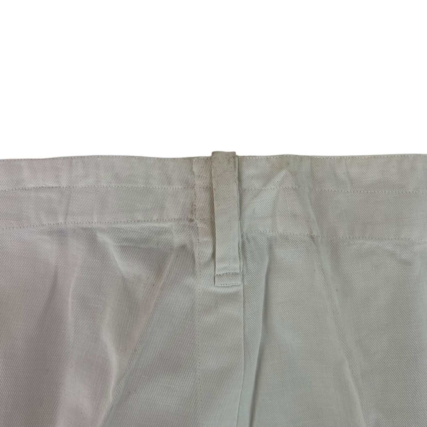 British Merchant Navy 50s Tropical White Trousers - W44 L30