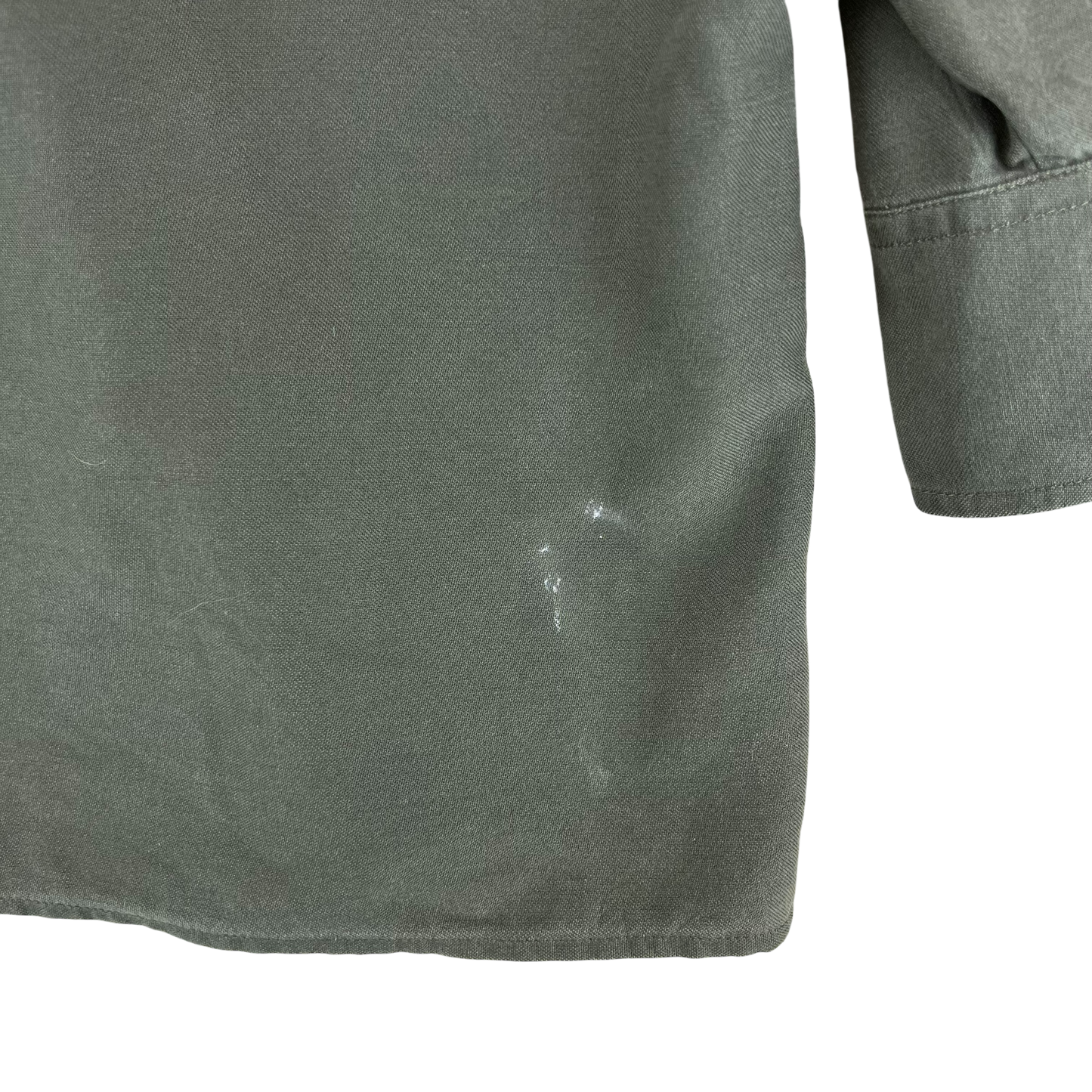 German Army Olive Green Long Sleeve Field Shirt - Large