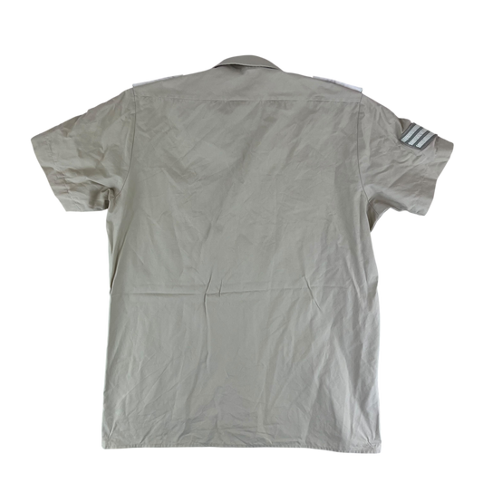 British Army Mens Fawn Shirt Short Sleeve - X Large C43