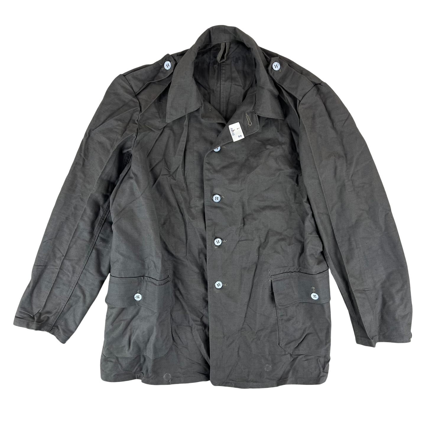 Swedish Army M40 "Grötrock" Brown Work Jacket - Medium