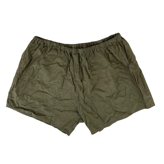 Czechoslovak Army 70's Olive PT Shorts - Small