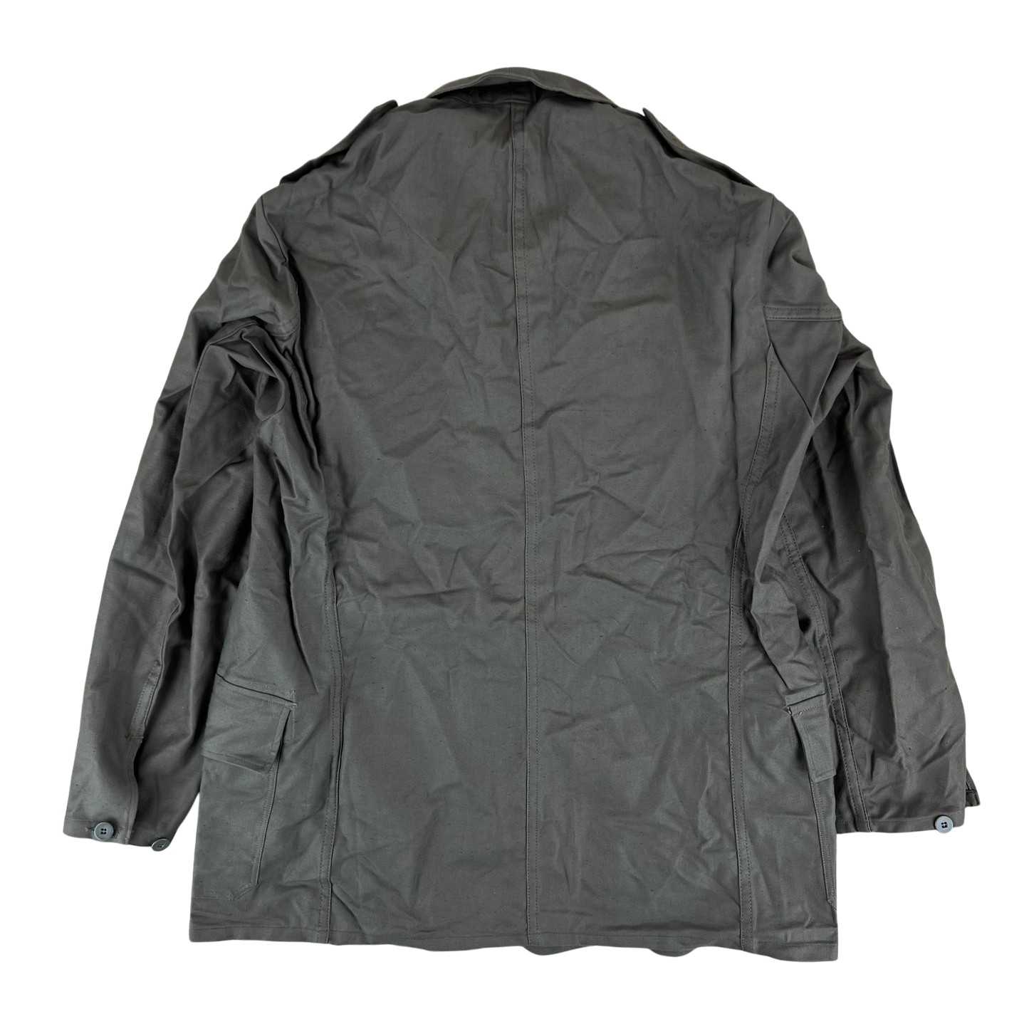 Swedish Army M40 "Grötrock" Brown Work Jacket - Large