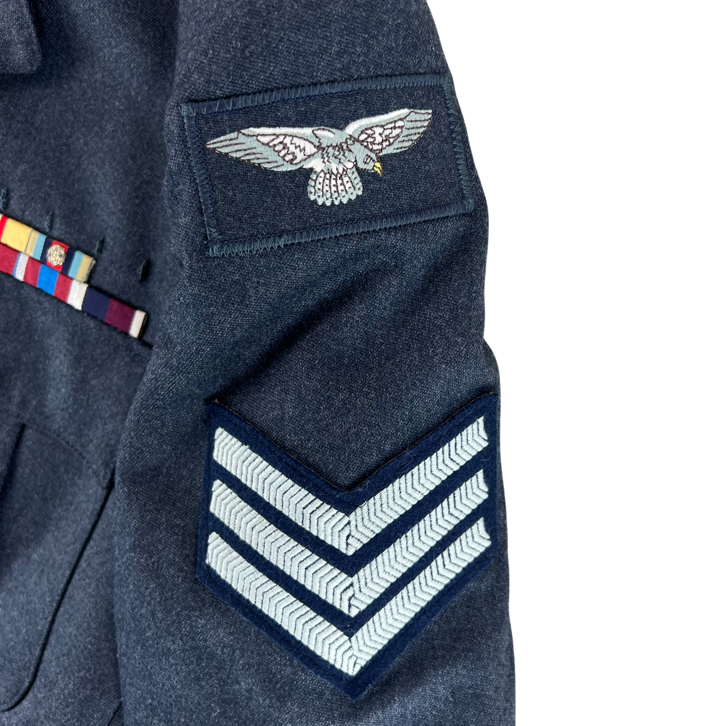 British Royal Air Force No. 1 Dress Jacket w/ Belt - X Large 116R