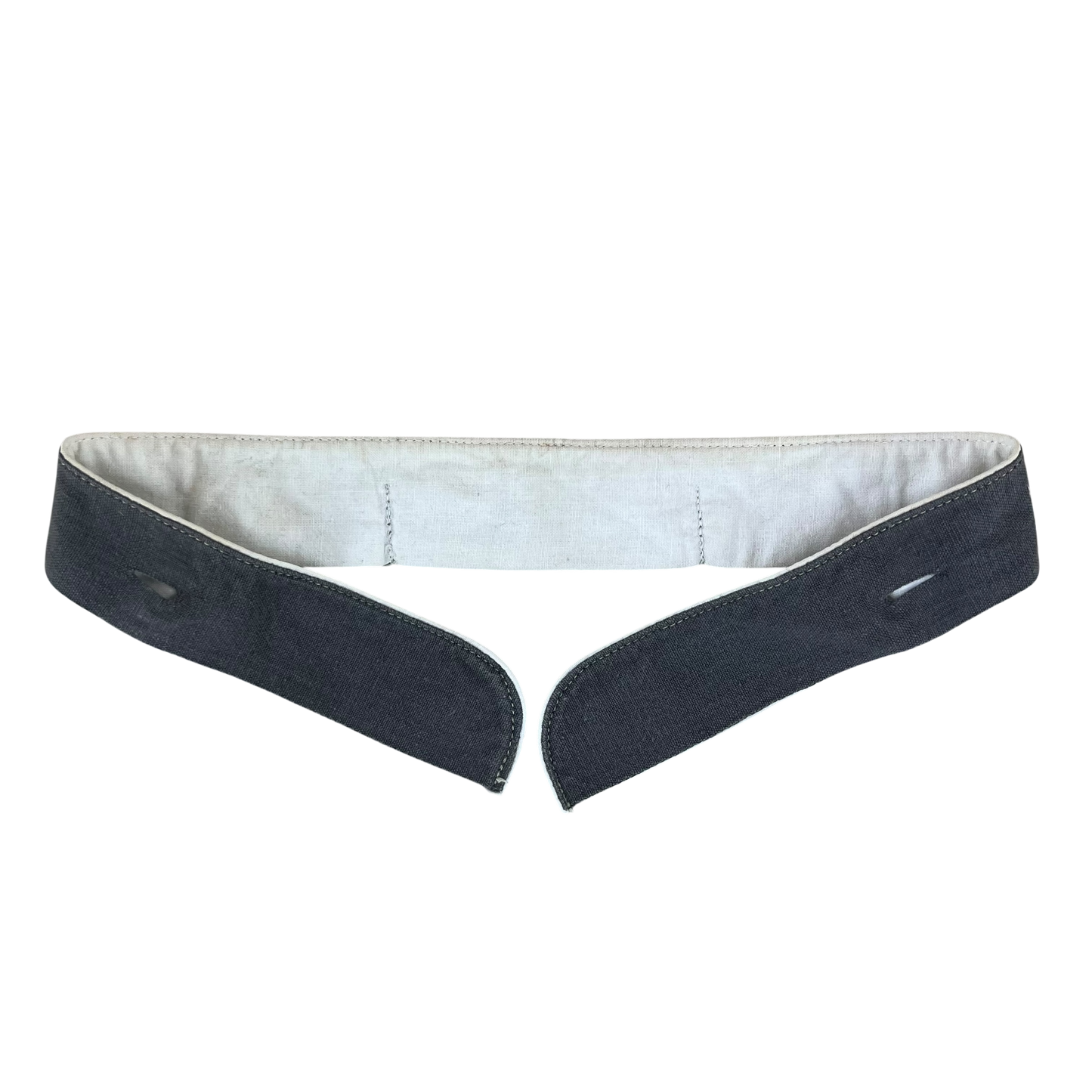 East German Army NVA Grey White Kragenbinde Collar Liner - 59cm