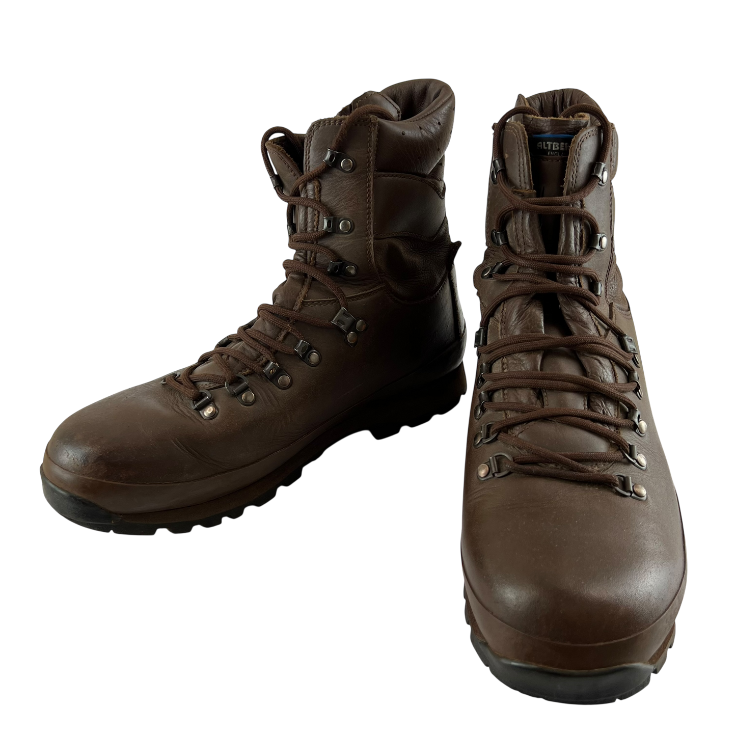 British Army Altberg Defender Brown Combat Boots - Size 12M