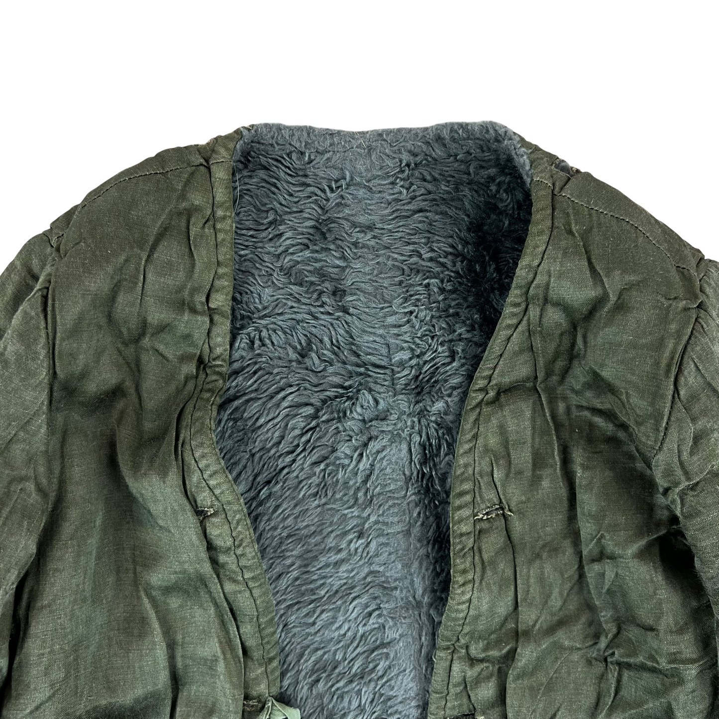Greek Army M65 Faux Fur Jacket Liner - Small