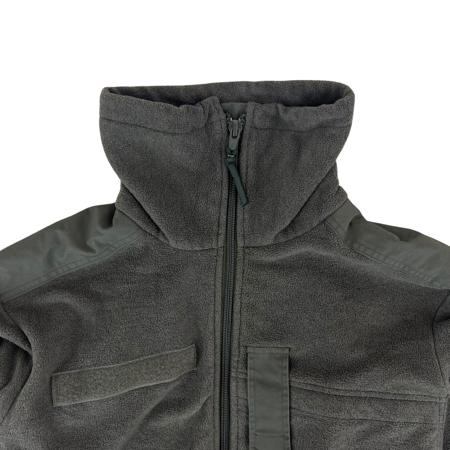 Austrian Army Olive Fleece Cardigan - Small 88-92 V/VI