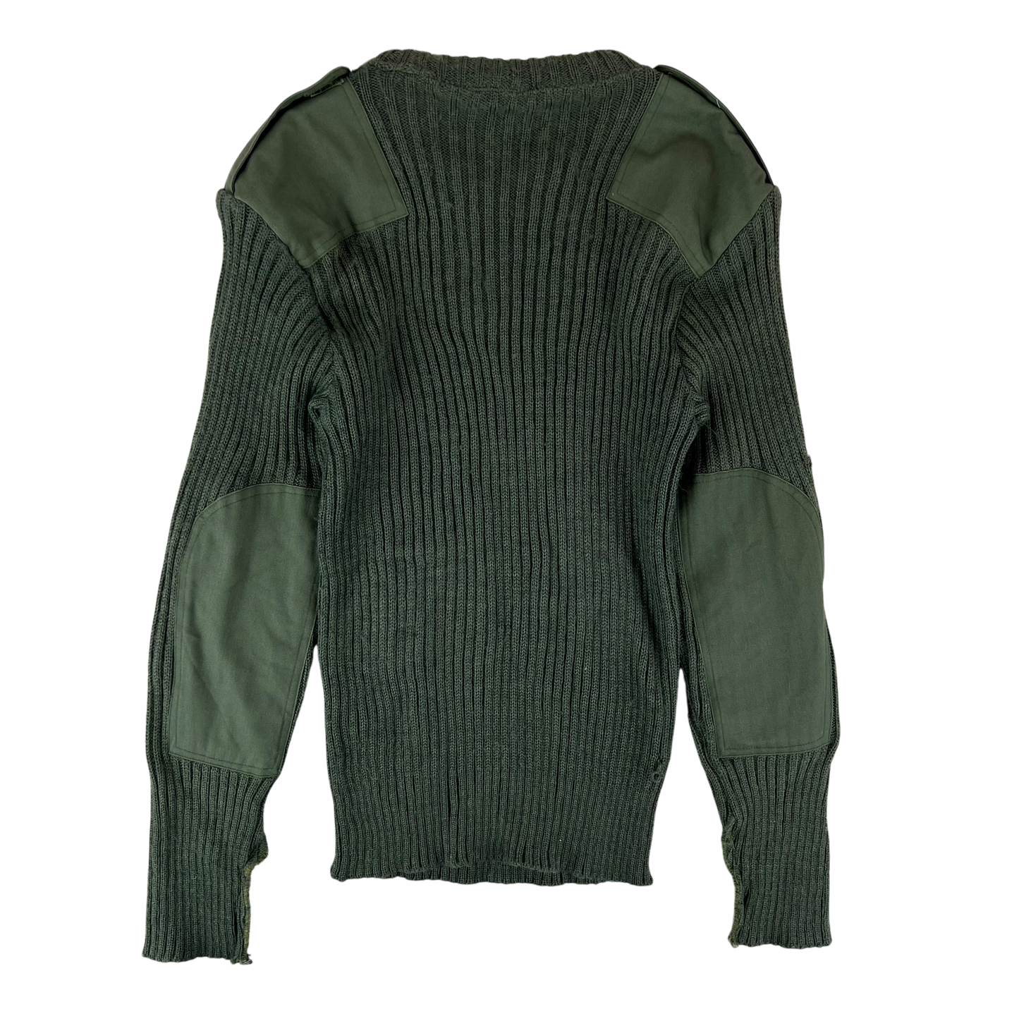 British Army Olive Green Pullover Jumper - Large