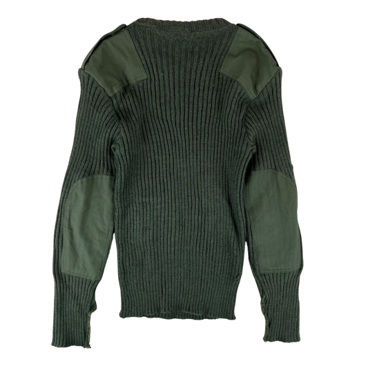 British Army Olive Green Pullover Jumper - Large