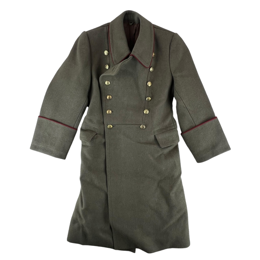 Bulgarian Army Khaki Wool Greatcoat - Medium