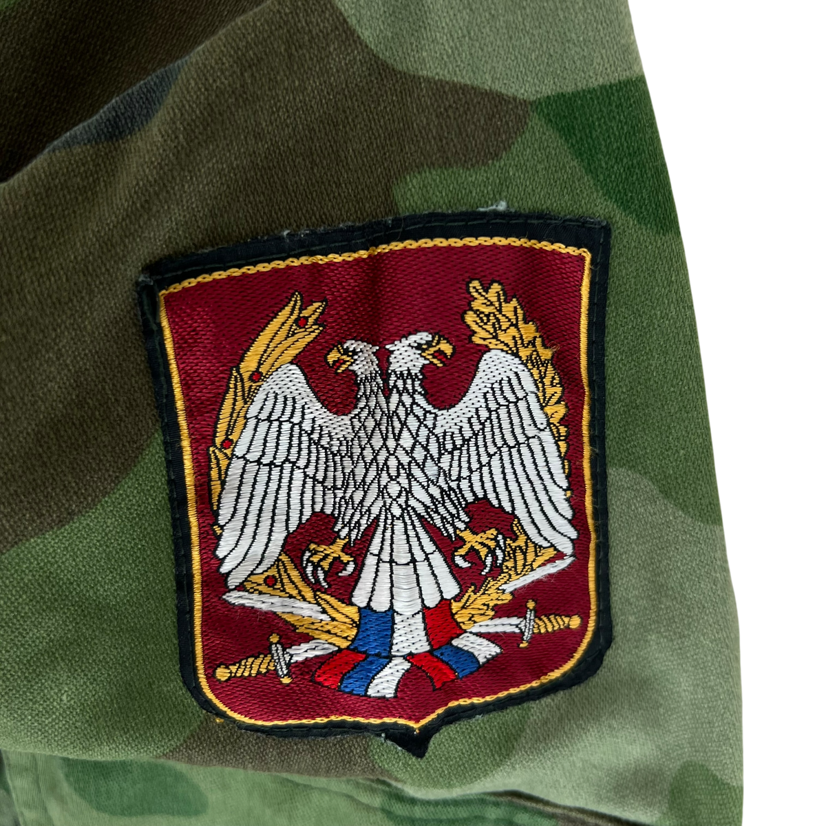 Serbian Army M93 Oak Leaf Camouflage Field Jacket - Medium