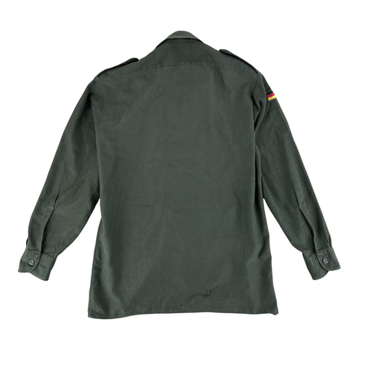 German Army Olive Green Long Sleeve Field Shirt - Medium