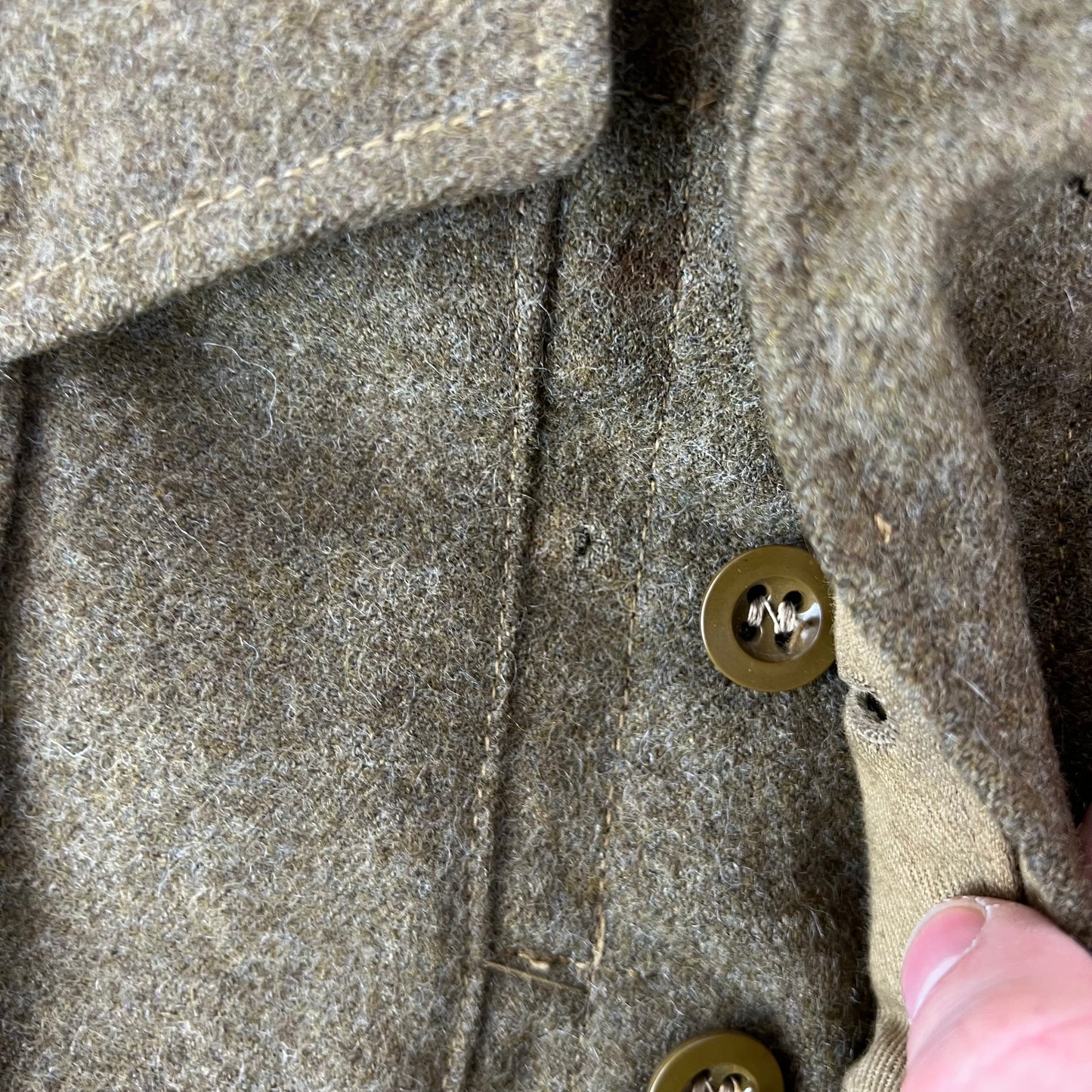 British Army 50s Khaki Ike 1949 Pattern Battle Dress Jacket - RASC - Small SIZE 4