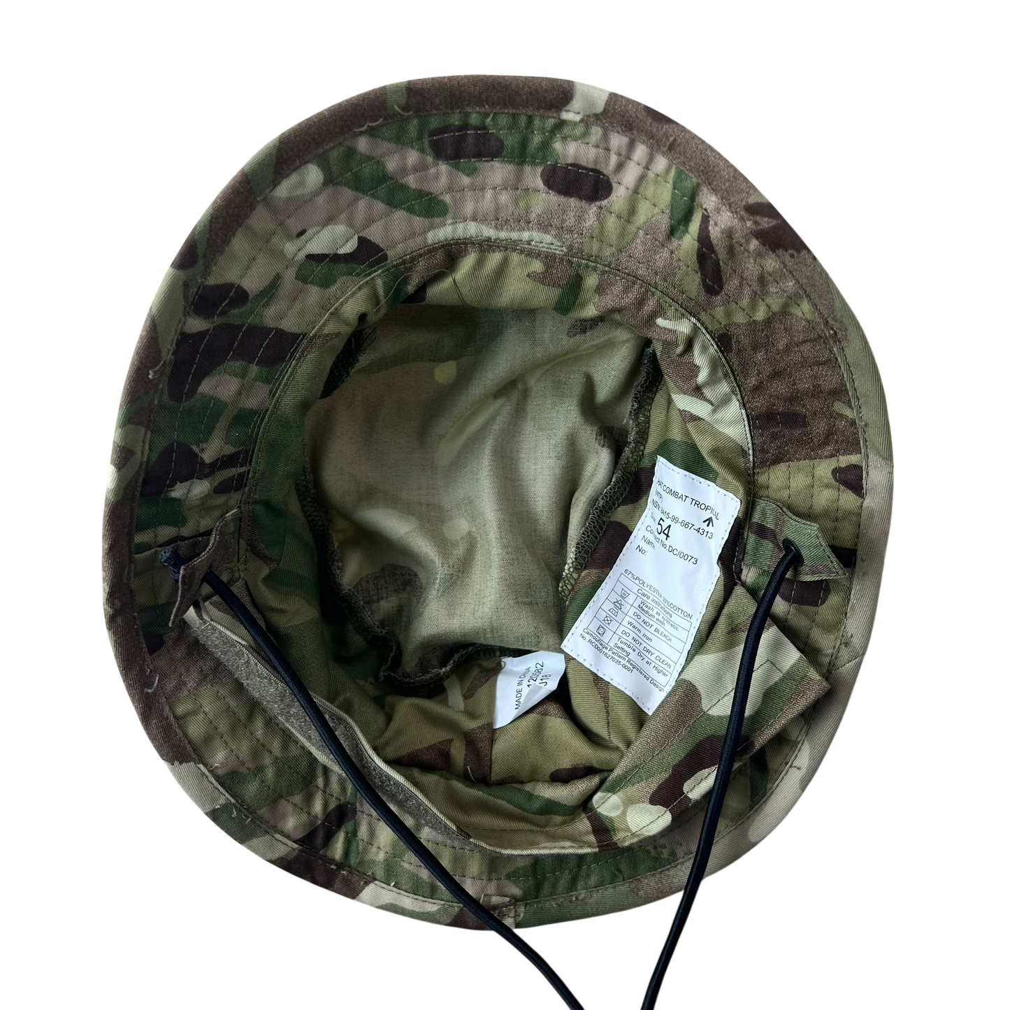 British Army MTP Camouflage Boonie Bush Hat - Field Tailored - X Small 54cm