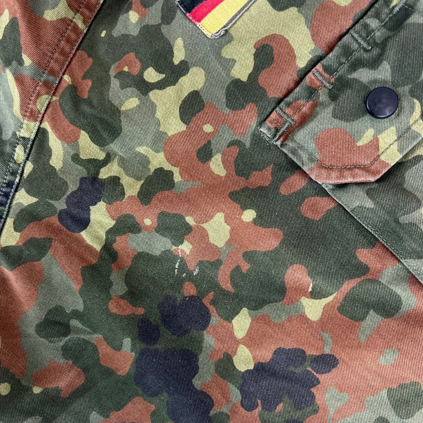 German Army Flecktarn Camouflage Long Sleeve Field Shirt - Large GrNr 9