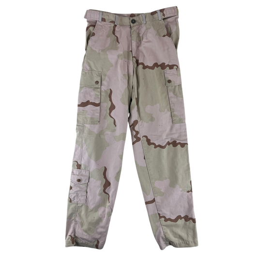 Dutch Army M93 Desert Tricolour Camouflage Combat Trousers - W34 L34