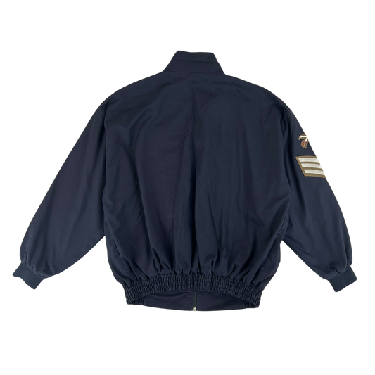 British Army / Tri-Services Navy Blue PTI Tracksuit Top Jacket - Medium