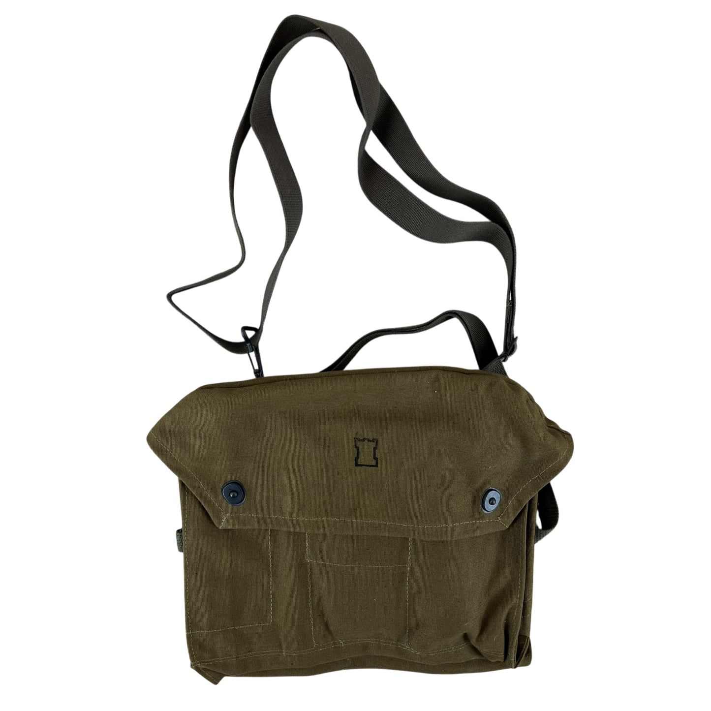 Finnish Army M61 Gas Mask Respirator Bag w/ Kit