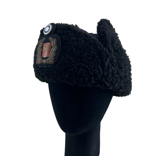 Finnish Police Faux Fur Ushanka Hat - Medium
