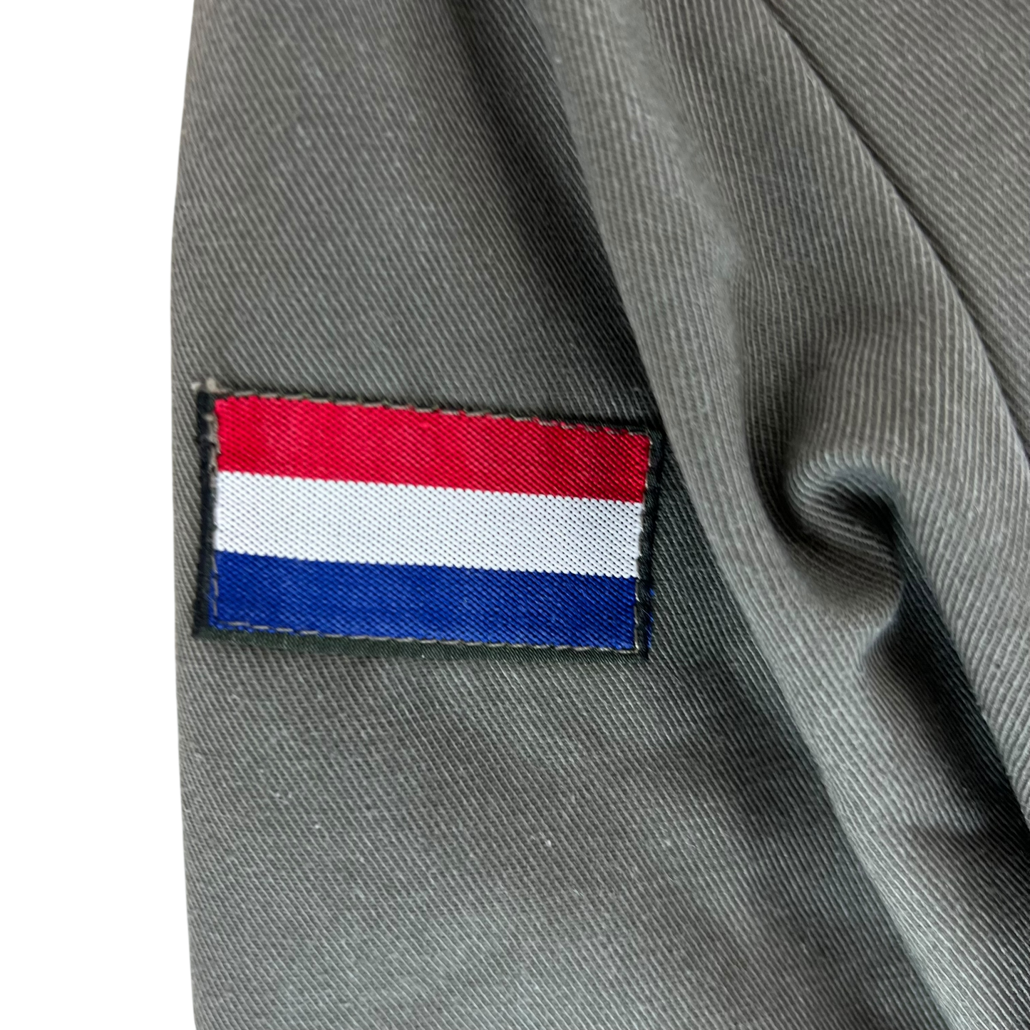 Dutch Air Force Field Shirt Jacket Grey Long Sleeve - Large