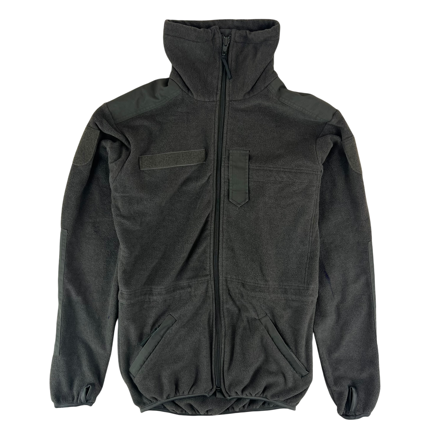 Austrian Army Olive Fleece Cardigan - Small 88-92 V/VI