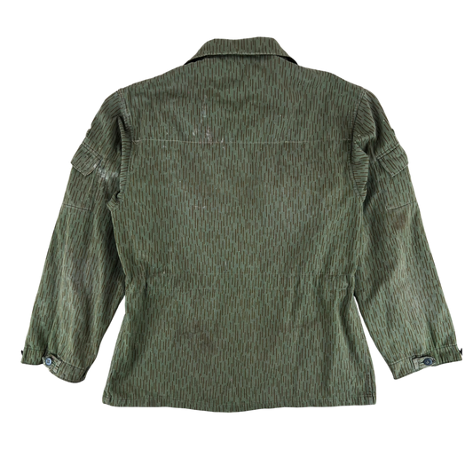 East German Army NVA DDR Raindrop Strichmuster Camouflage Jacket - Medium