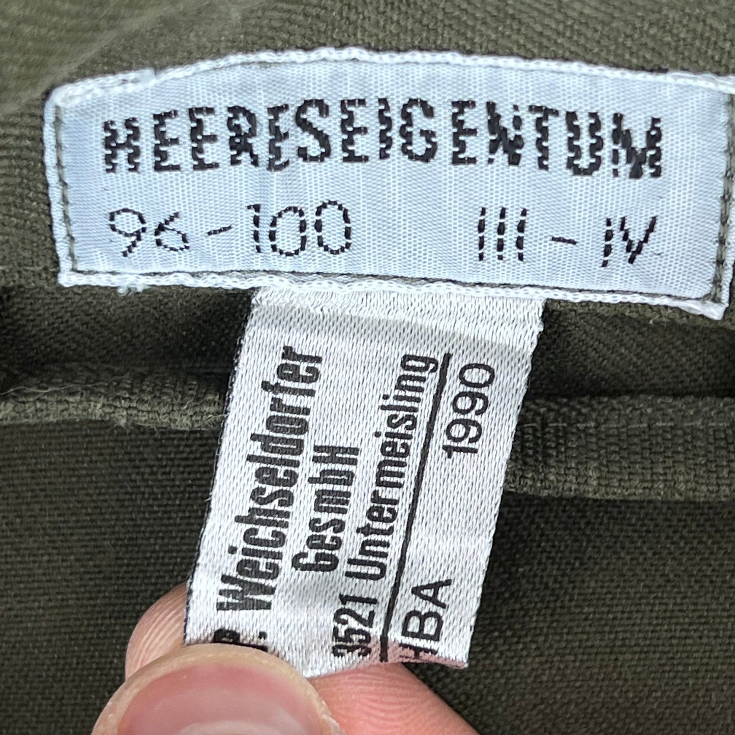 Austrian Army Olive Drab Long Sleeve Field Shirt - Medium 96-100 III-IV