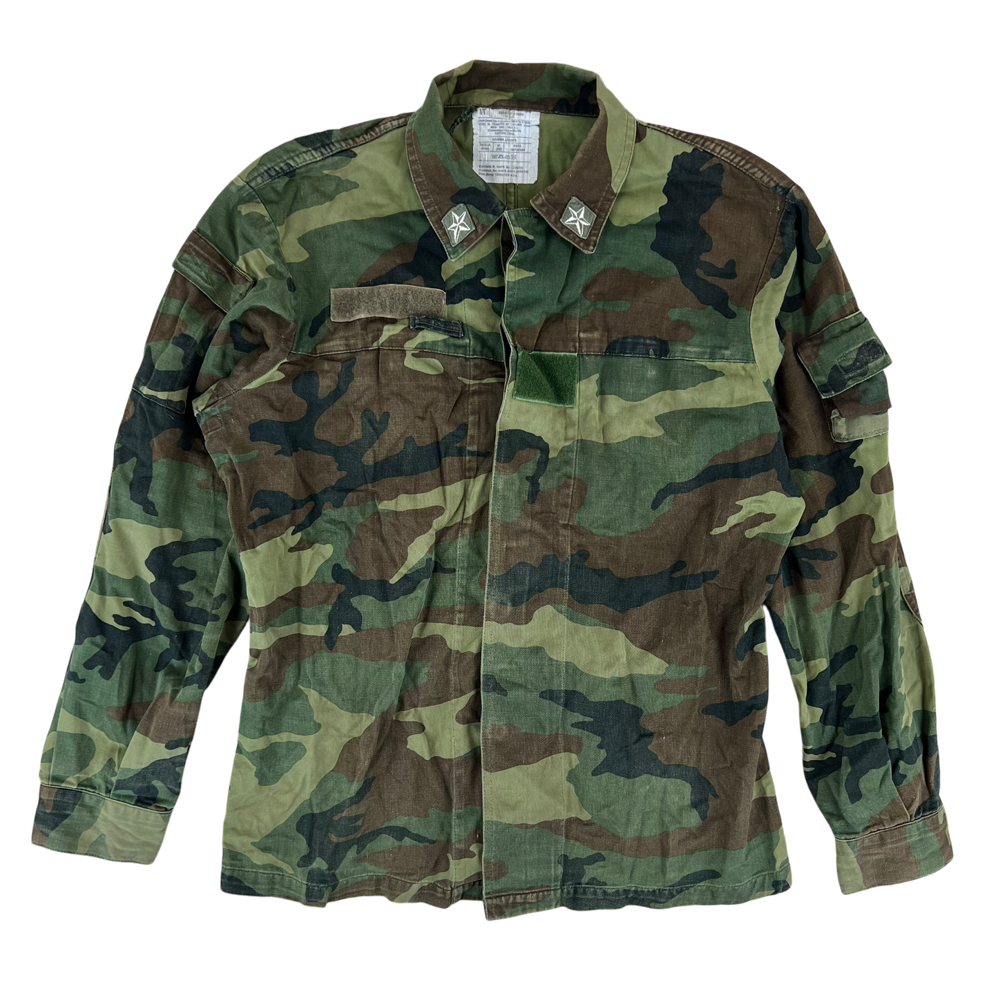 Italian Army Roma 90 Woodland Camouflage Combat Jacket - Medium